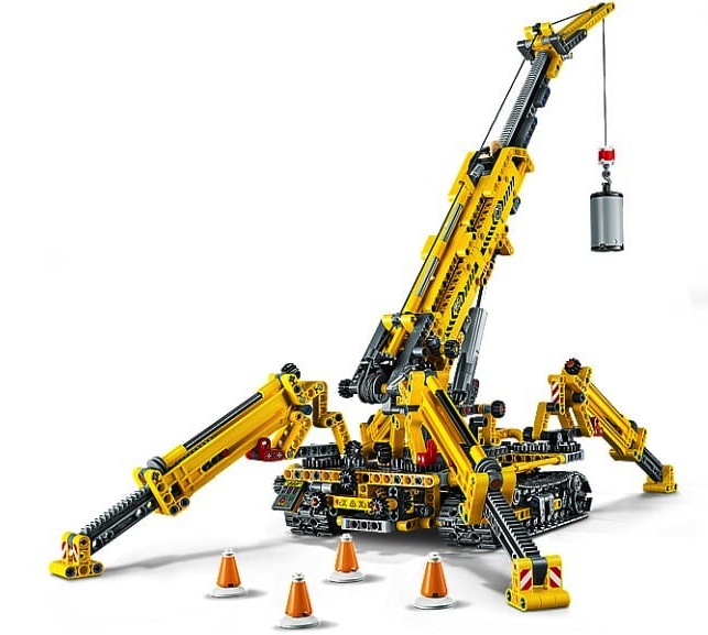 Opdatering Hvad angår folk kondensator LEGO Technic: Compact Crawler Crane - 42097 - Hobbymedia